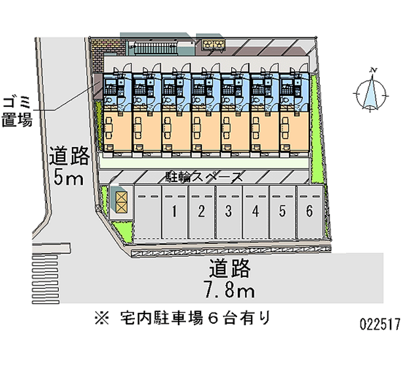 22517月租停車場