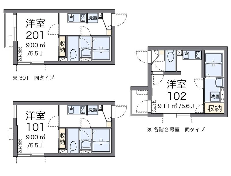 クレイノゼファー 間取図