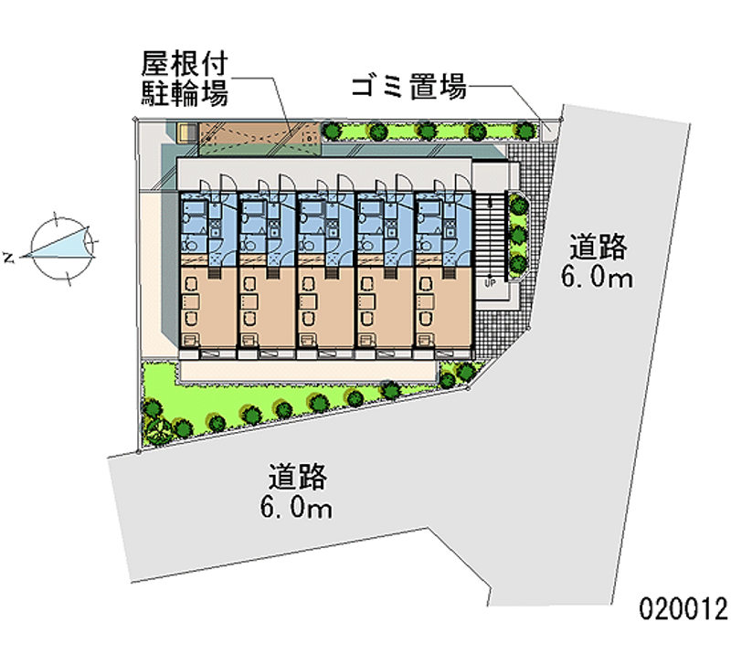 レオパレスソフィア小竹向原 区画図