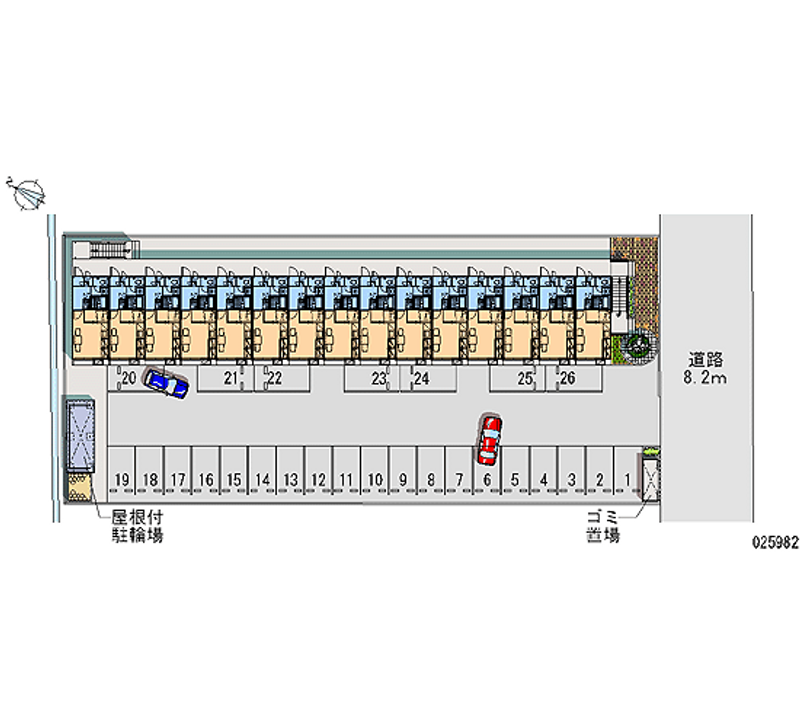 25982 bãi đậu xe hàng tháng