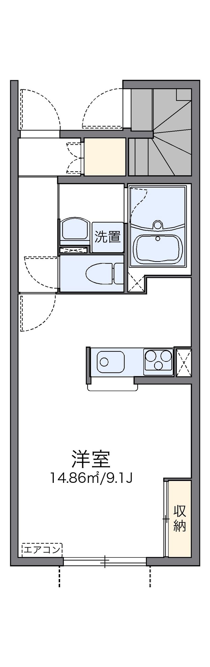 レオネクストＴ１ 間取図