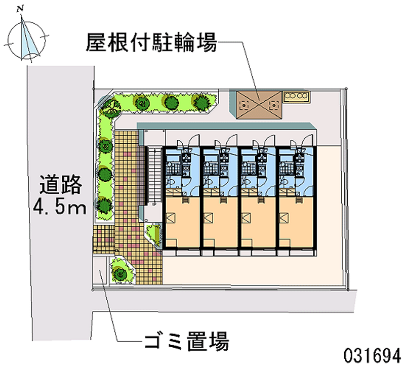 レオパレスライフロング 区画図