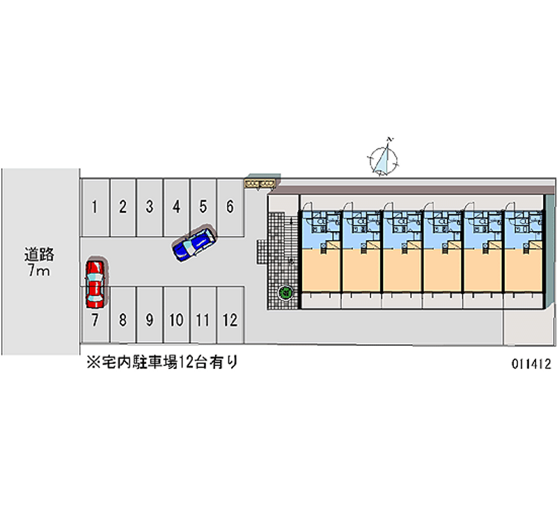 11412 Monthly parking lot