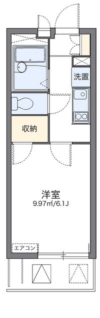 レオパレスリバービレッジ 間取り図