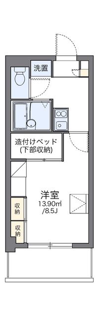 レオパレス古島ＨＩＧＡ 間取り図