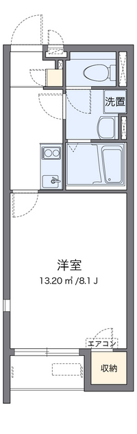 レオネクストこもうら 間取り図