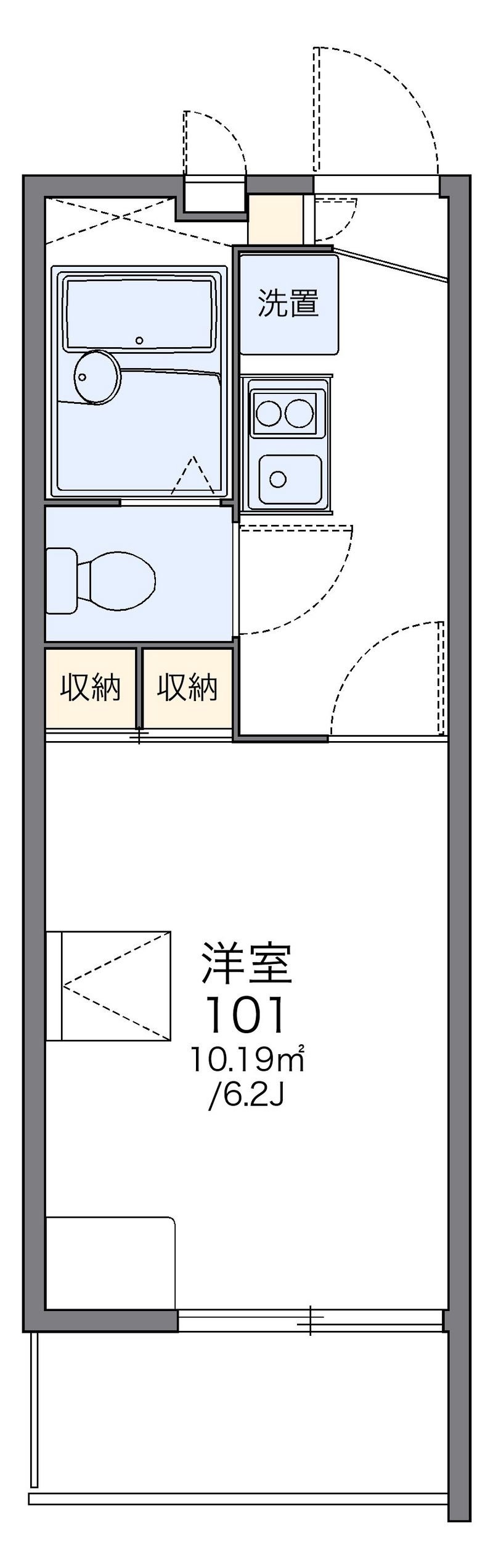 レオパレスビバ上板橋 間取り