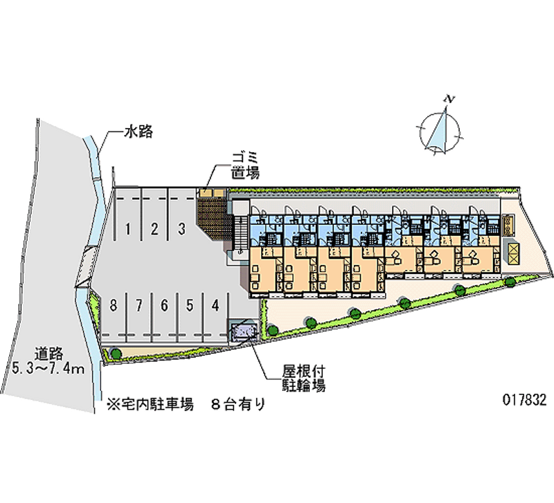 レオパレスコンフォール石脇３ 月極駐車場