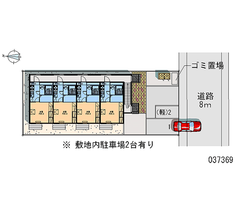 レオパレスＳｏｕｔｈ１０２０ 月極駐車場