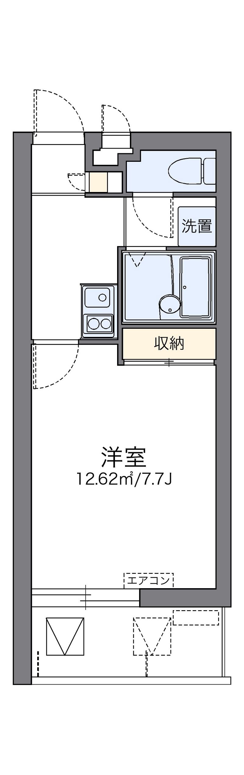 レオパレス牧志 間取り