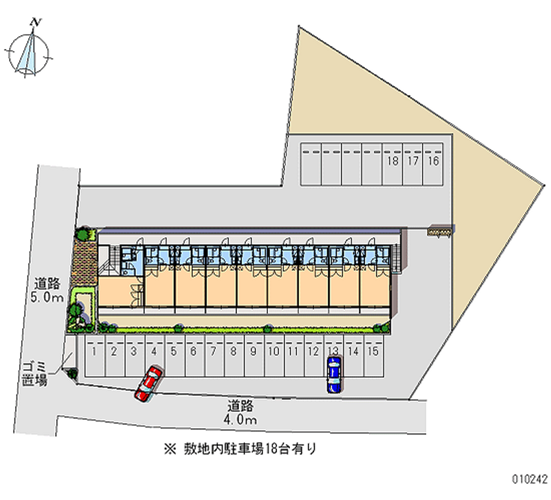 10242月租停車場