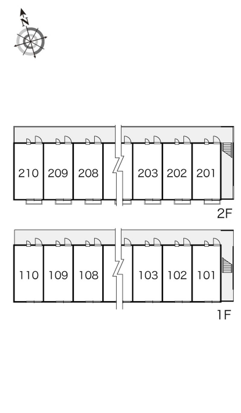 レオパレスベアフルート 間取り配置図