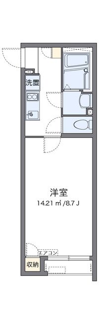 クレイノＫｓハイム七里 間取り図