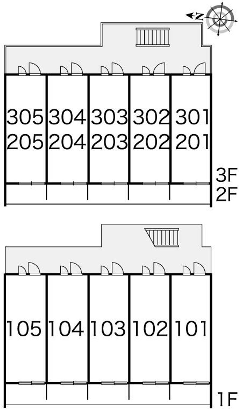 レオパレス村上 間取り配置図