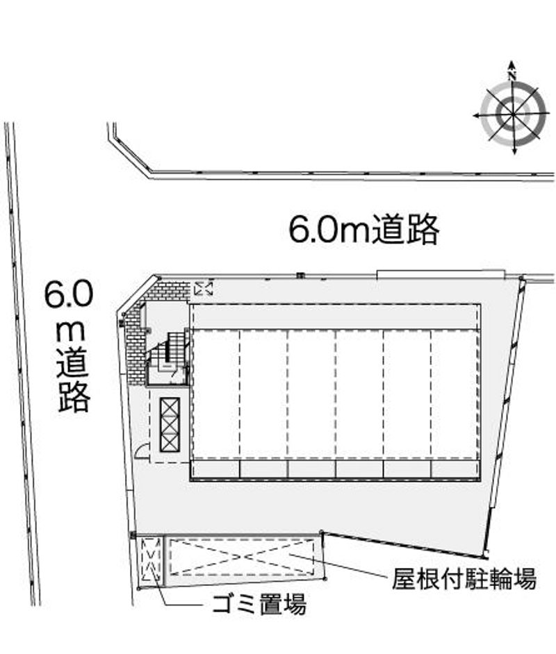 レオパレス瓦町 配置図