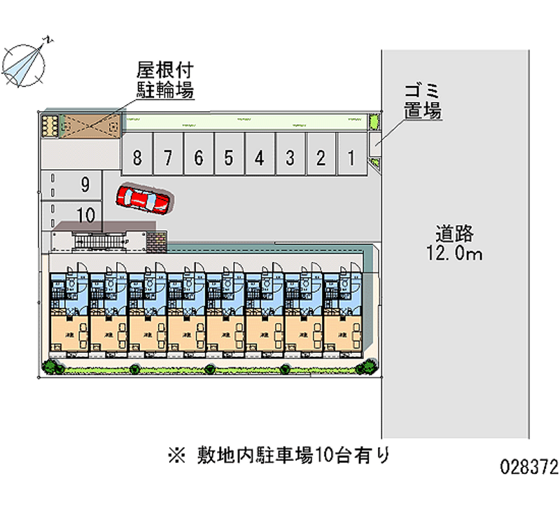 28372月租停車場