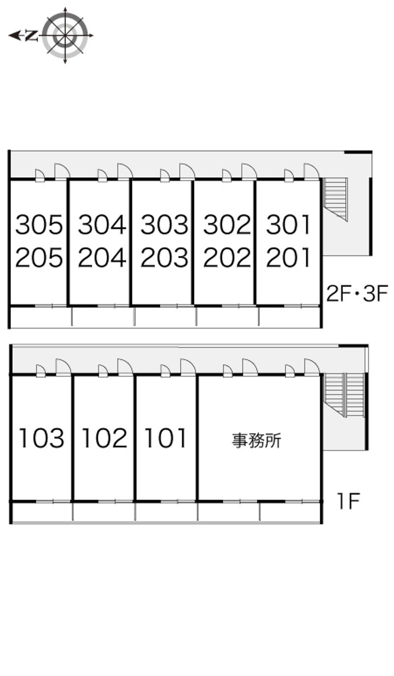 レオパレスＫＯＵＹＡ 間取配置図