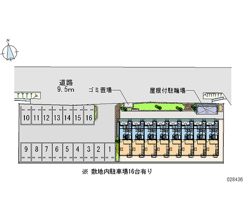 28436 bãi đậu xe hàng tháng