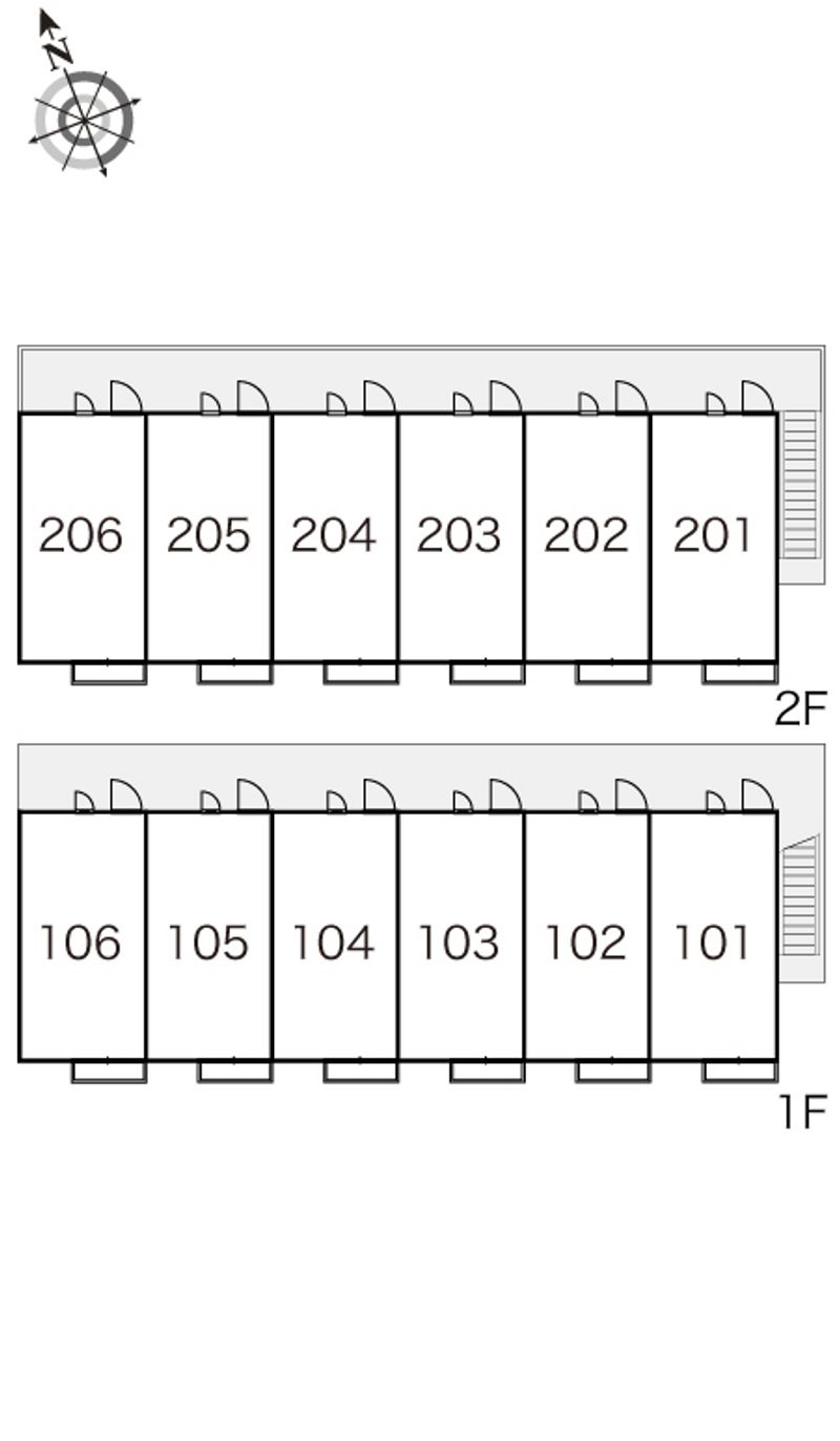 レオパレスマグワイア 間取配置図