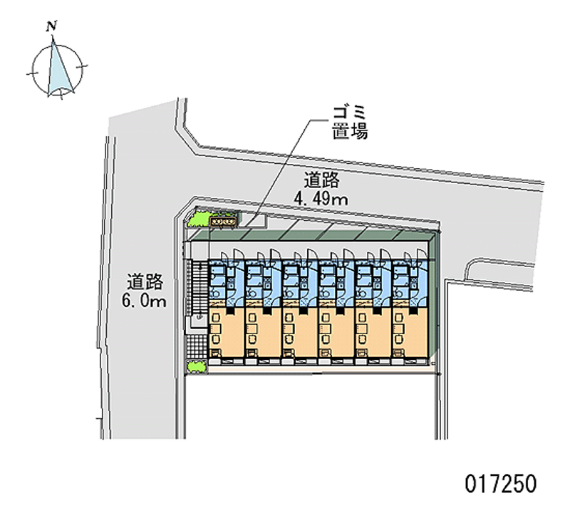 レオパレスコスモーＳ 区画図