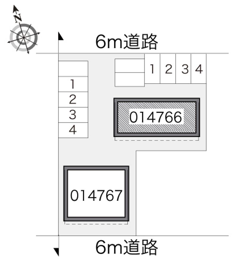 レオパレスピクシスＡ 配置図