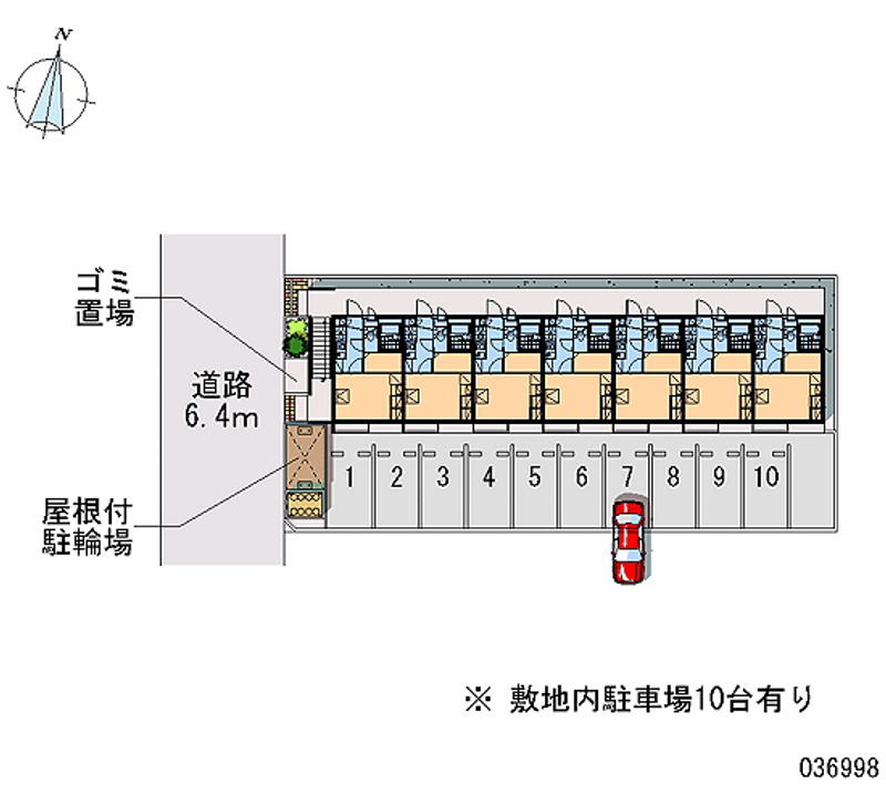 レオパレスキャラバン 月極駐車場