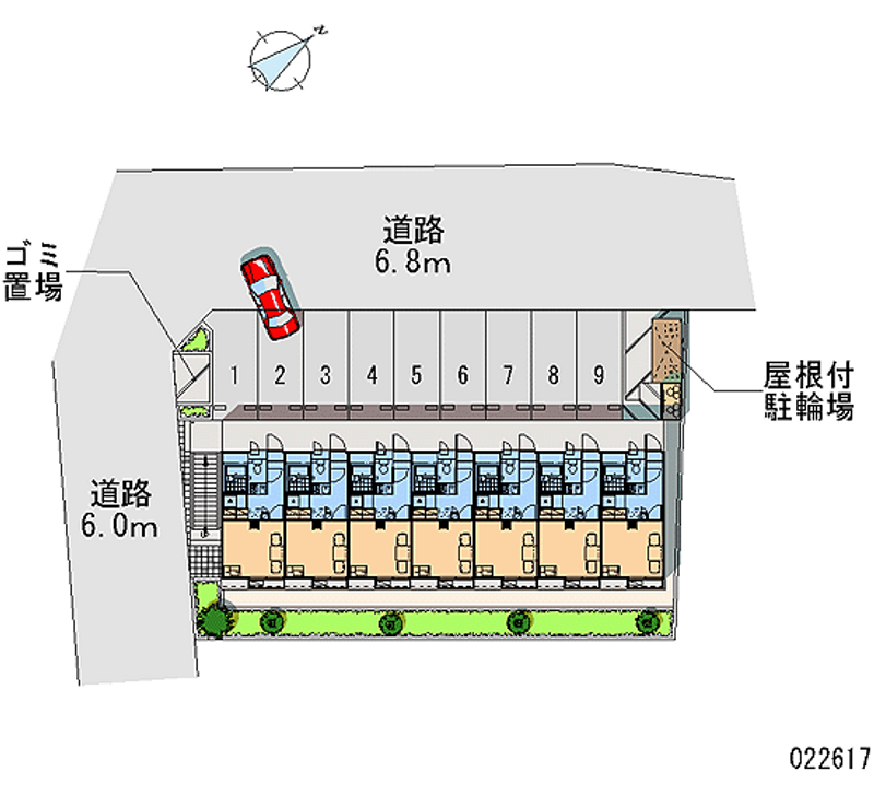 22617 Monthly parking lot