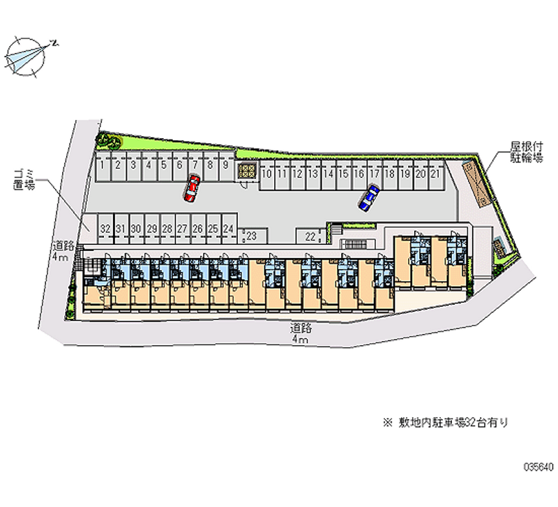 35640 Monthly parking lot