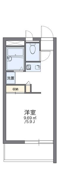 レオパレス新原 間取図