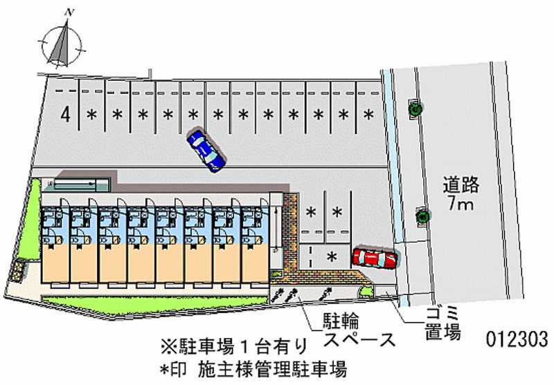 レオパレスＹａｍａｍｏｔｏ 区画図