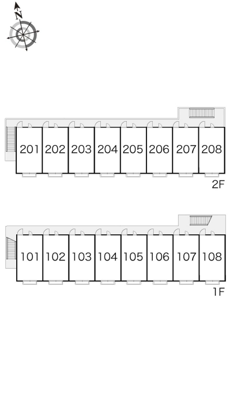レオパレスラ・グラシューズ 間取り配置図