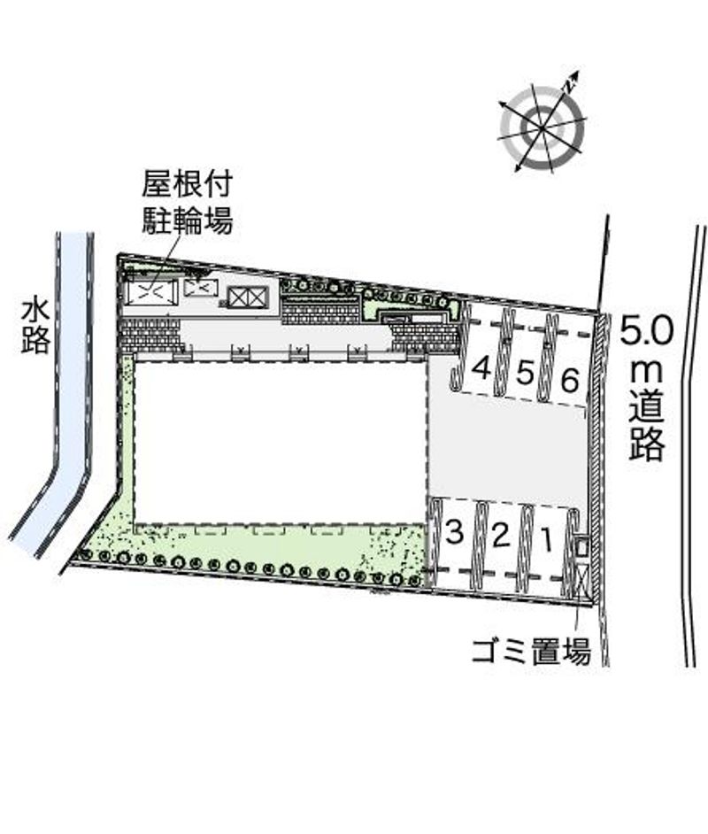レオネクストグレースＫａｎｋｅ 配置図
