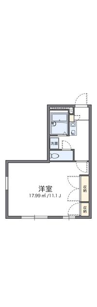 レオパレススズキ 間取図