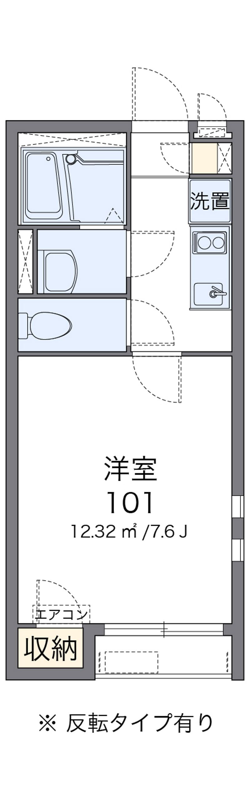 クレイノＤＯＧＷＯＯＤ 間取図