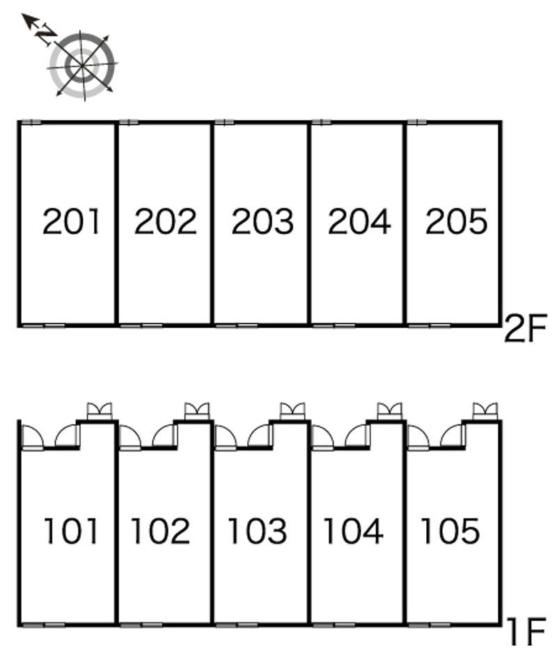 レオパレス池田 間取配置図