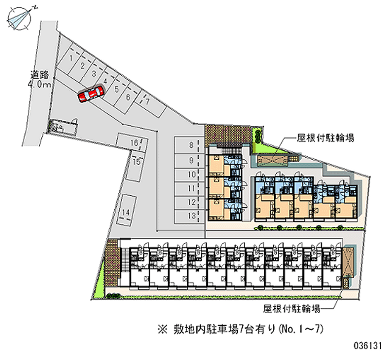 レオパレス福岡大学前Ａ 区画図