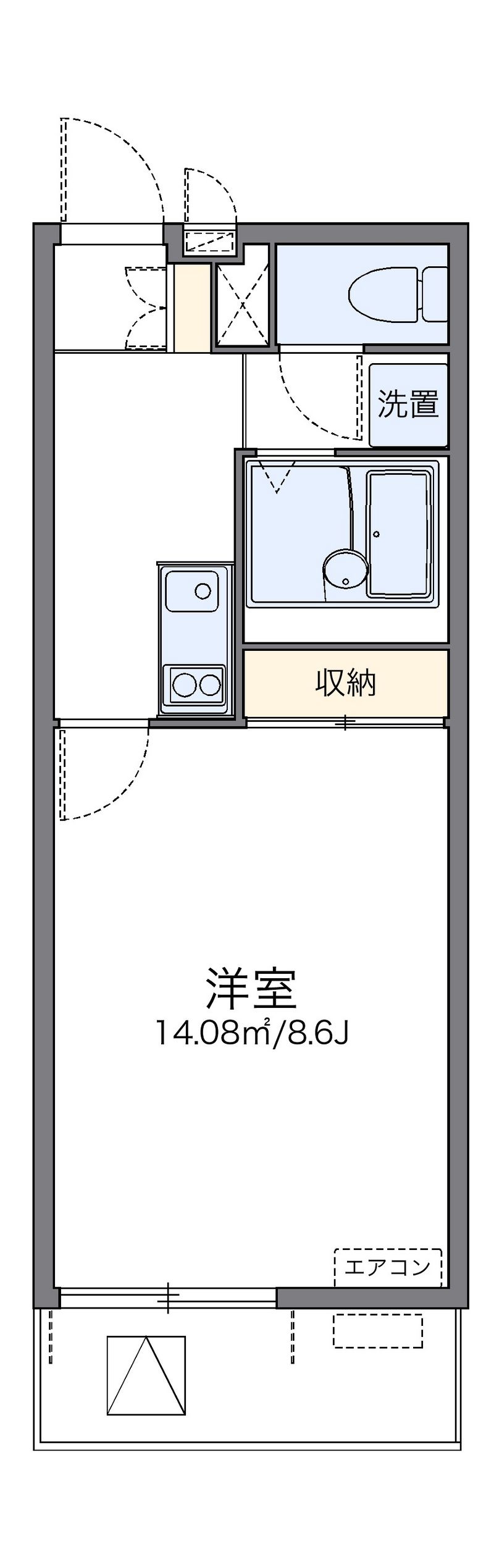レオネクストブルーヴィラⅡ 間取図