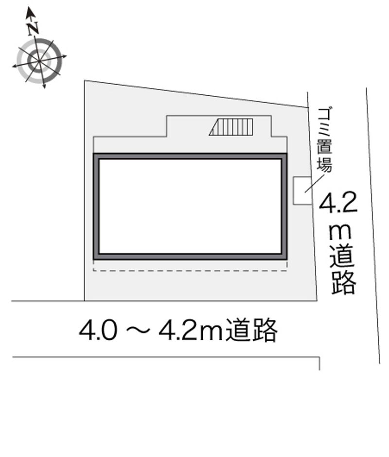レオパレスグラティテュード 配置図
