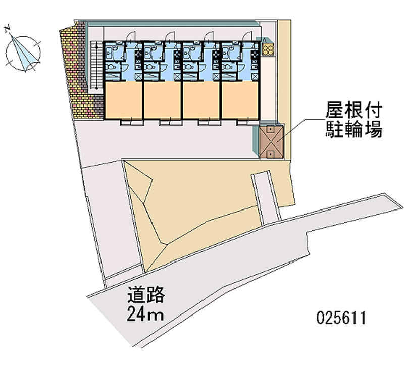 レオパレスベル池上参番館 区画図