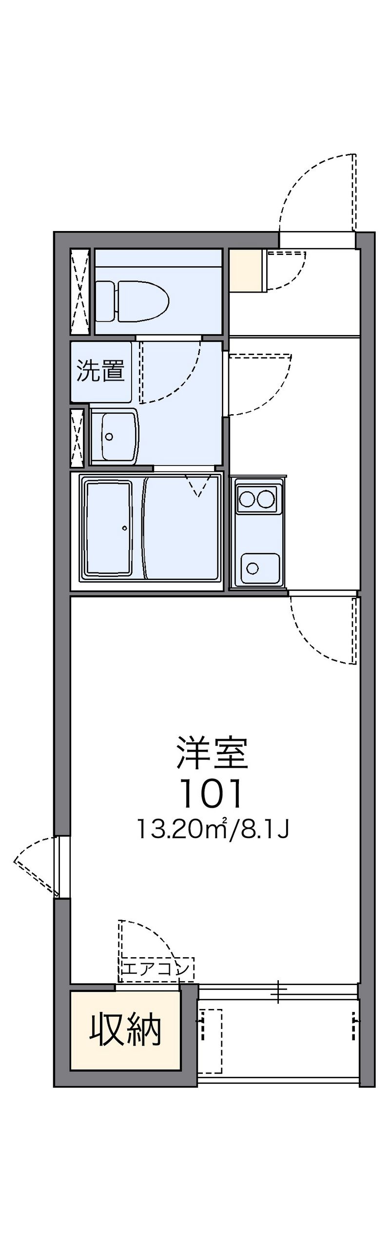 レオネクストメルベーユ則松 間取図