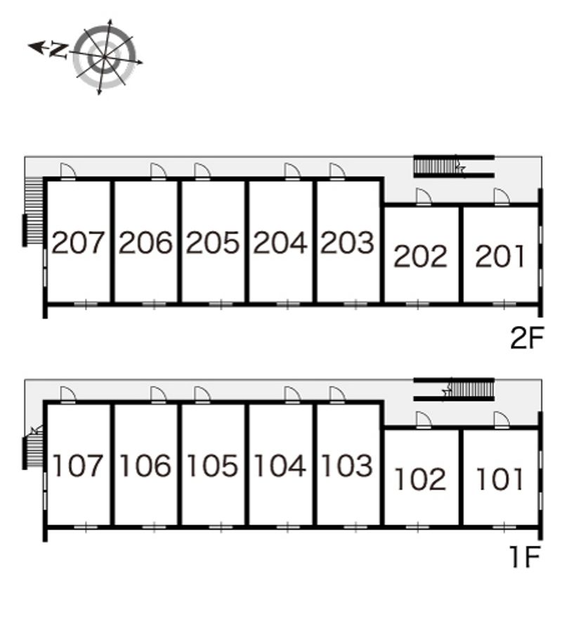 レオパレスカサ 間取り配置図