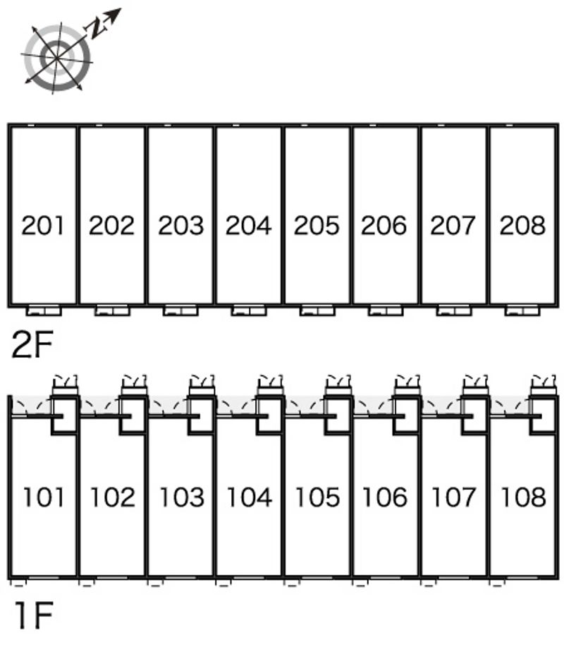 レオネクストリベールハイツ 間取配置図
