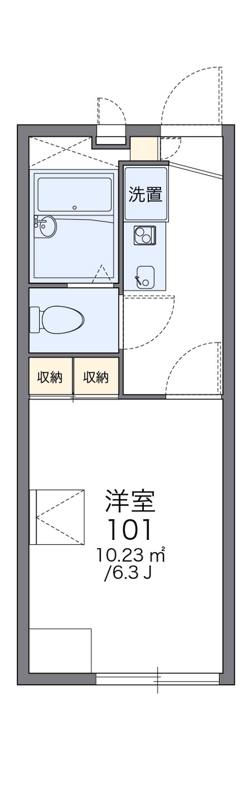 レオパレスＰａｌ 間取図