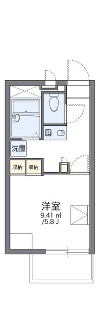 レオパレスクレール川崎 間取り図