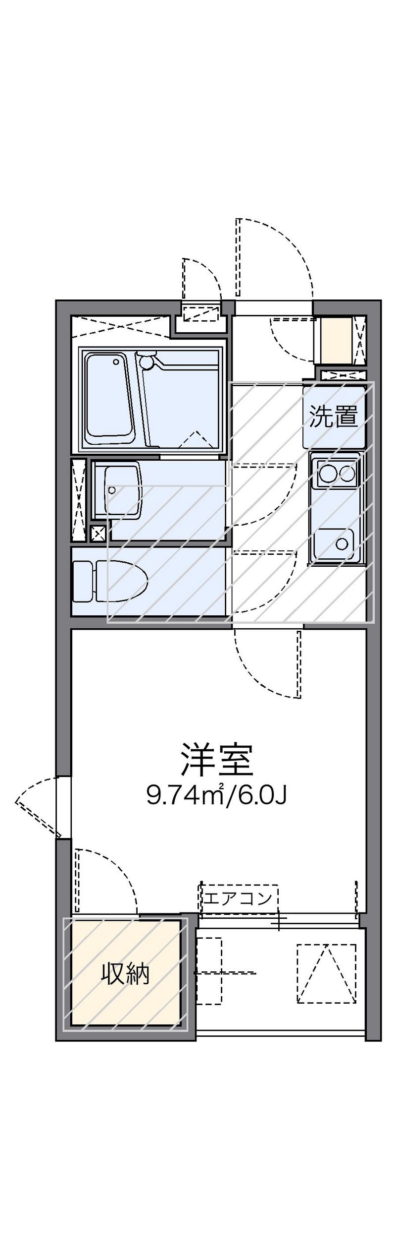 レオネクストグリーンハウス江波 間取図