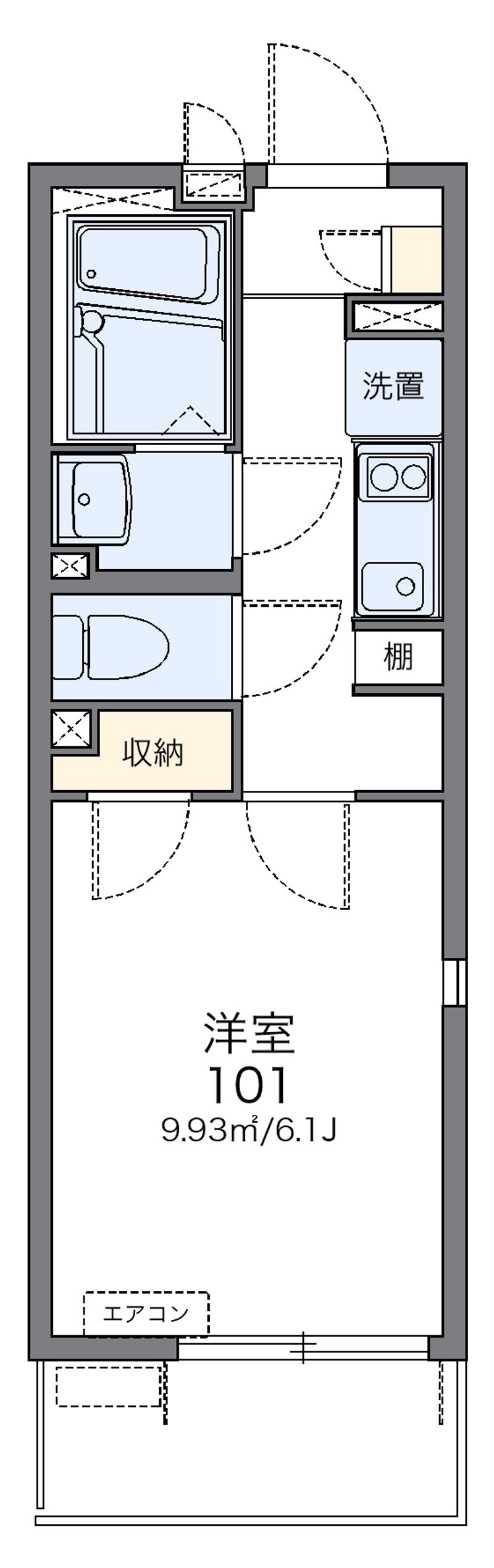 レオネクストＴ＆Ｉ 間取図