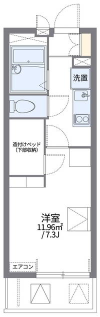 レオパレス爽 間取り図