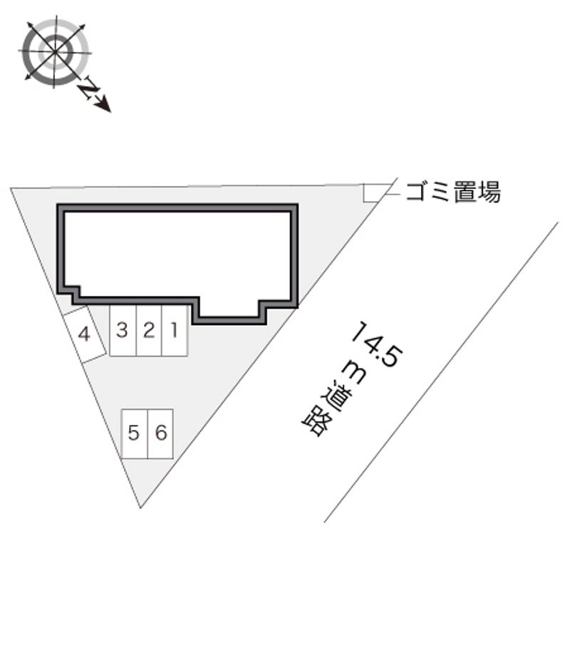 レオパレスエレメント１８ 配置図
