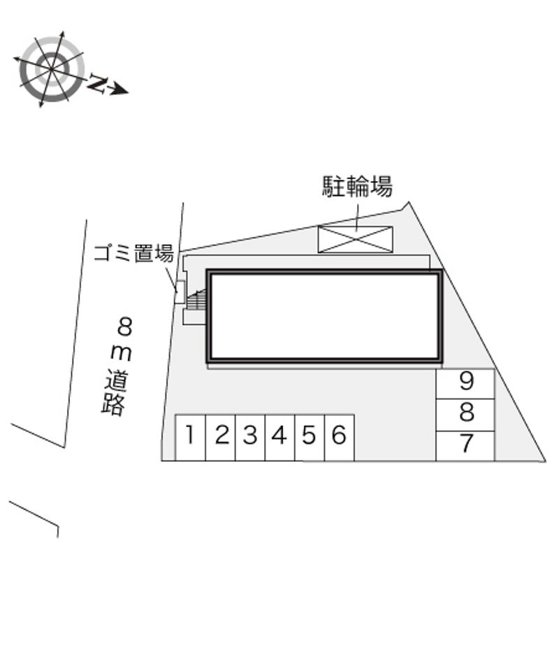 レオパレスオアシス 配置図