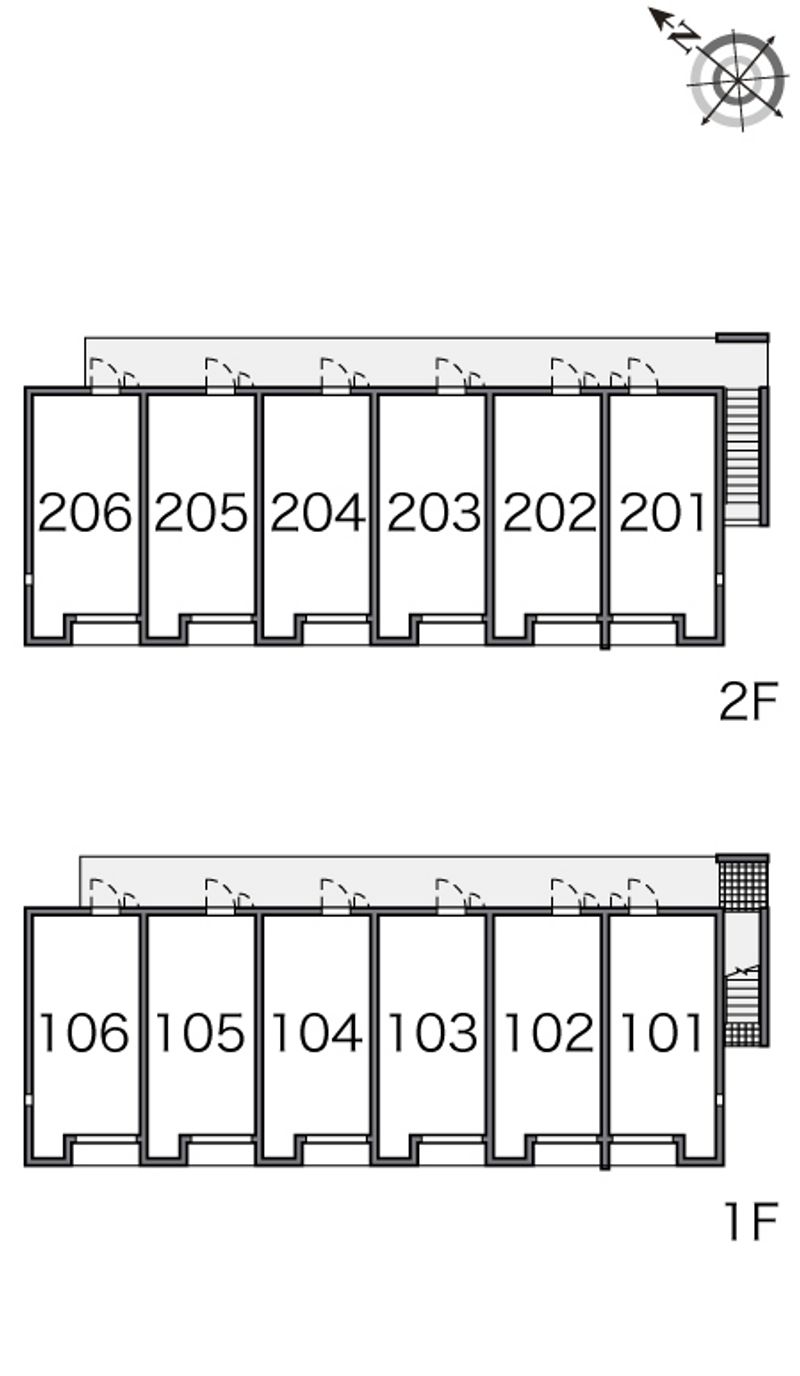 レオネクストリヴェール長田 間取配置図